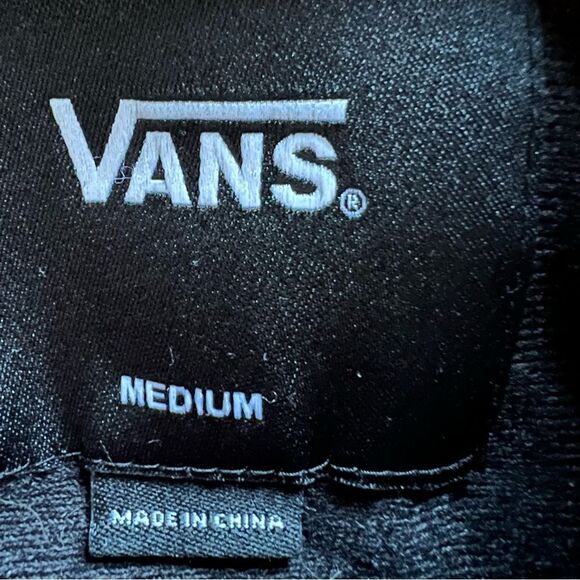 Vans Red Torrey Lined Snap Front Windbreaker Jacket Coat Youth size Medium - Picture 3 of 9